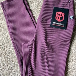 Born primitive. Black cherry leggings. medium. NWT